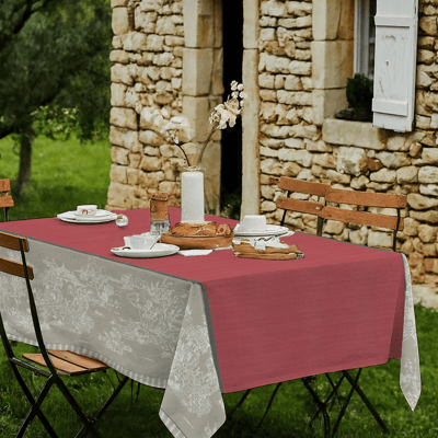 Toile de Jouy rood