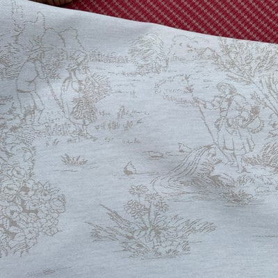 Toile de Jouy rood — afbeelding 2 van 2
