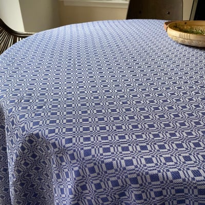Pompdoek blauw