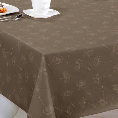 Tafelzeil schermbloem molton taupe