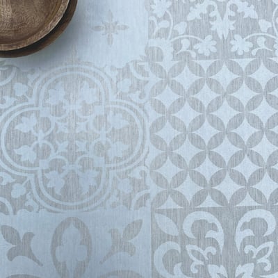 Jacquard tiles natural