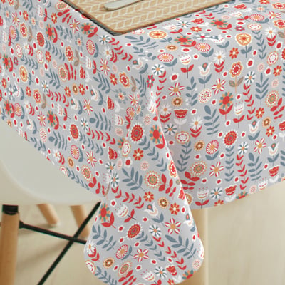 Scandi flowers grey