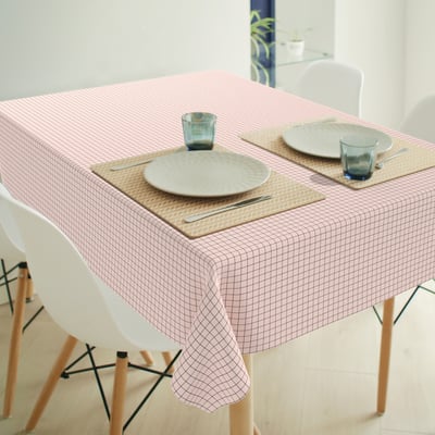 Grid black - fifties pink