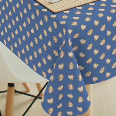 Indonesian hearts blue-ocher