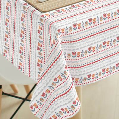 Scandi flower-stripe