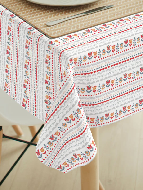 Scandi flower-stripe — afbeelding 1 van 3