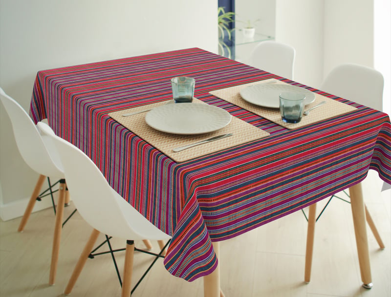 Serape Mexico rood-paars — afbeelding 1 van 3
